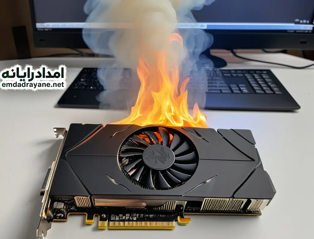 داغی بیش از حد گرافیک بلو اسکرین