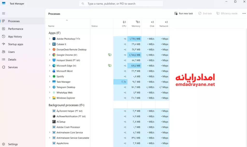 مشکلات لپ تاپ