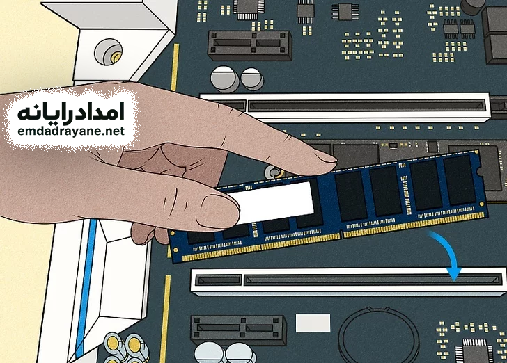 کامپیوتر روشن می‌شود ولی صفحه مانیتور سیاه است