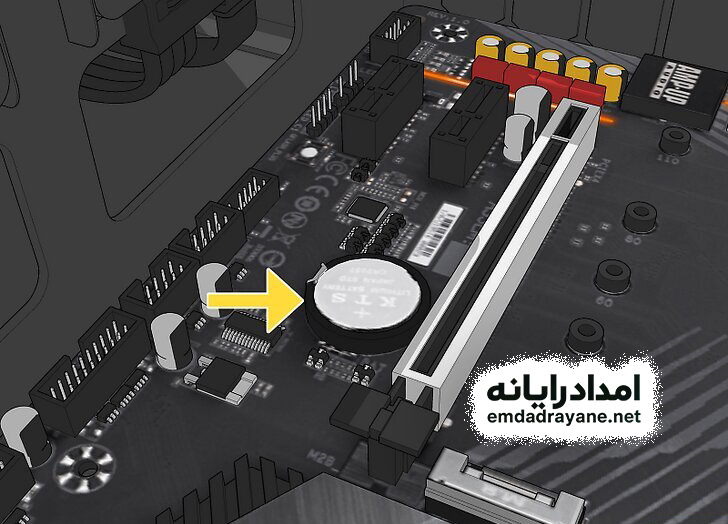کامپیوتر روشن می‌شود ولی صفحه مانیتور سیاه است