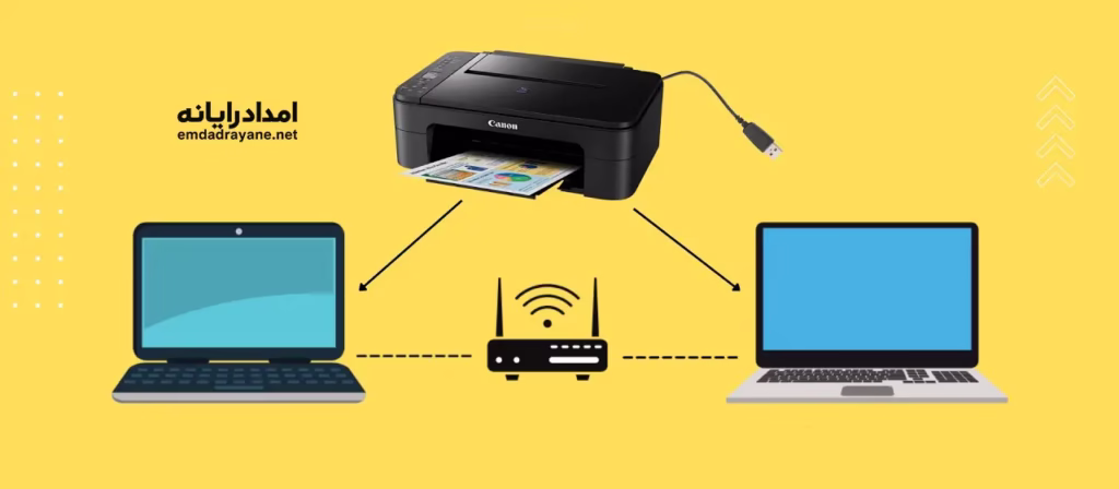 شبکه کردن پرینتر