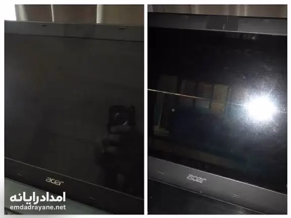 لپ تاپ روشن می‌شود ولی تصویر ندارد تست ال سی دی